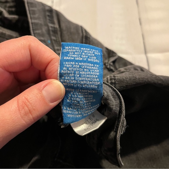 Black Mid Ride Skinny YMI Jeans, Size 9 - Picture 4 of 9